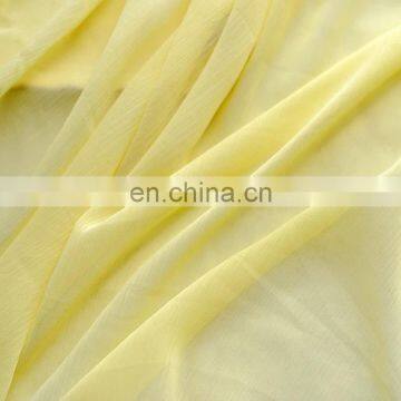 High quality plain crepe polyester crinkle chiffon fabric garment fabricfor dress