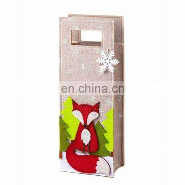 Factory Sales Non Woven Felt Christmas Wine Bag photo-3