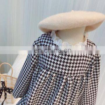 Girls Skirt 2020 Autumn Style Western Style Plaid Classic Temperament Dress