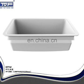 top fashion chemical resistant lab PP sink, laboratory use