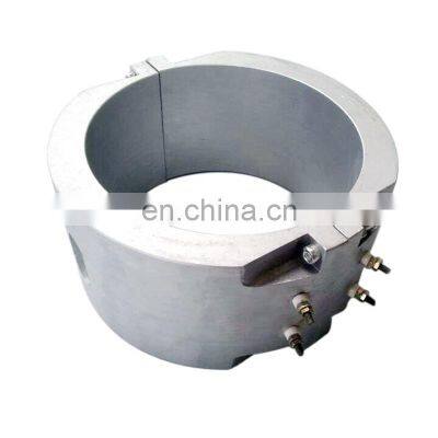 Industrial extrusion die cast-in aluminum band heater