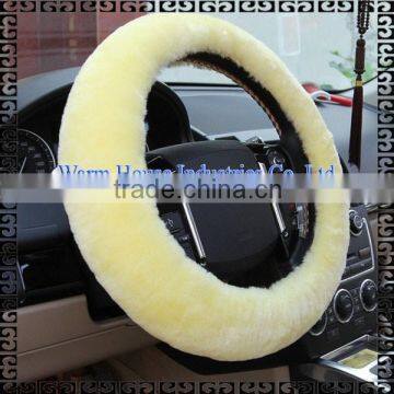 Genuine Sheepskin Car Design Your Steering Wheel Cover