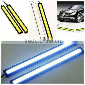 12V Waterproof Super Bright White COB LED Car DRL Light Lamp