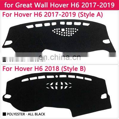 for Great Wall Hover H6 2017 2018 2019 Anti-Slip Mat Dashboard Pad Sunshade Dashmat Protect Carpet Anti-UV Accessories Greatwall