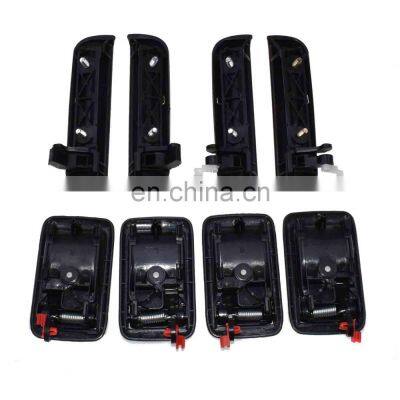 Free Shipping!8 PCS DOOR HANDLE 69220-0A010 For TOYOTA TERCEL,SOLUNA AL50 BLACK 1995-1998