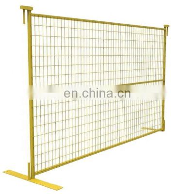 6ft x 10ft temporary weld wire fence for canadan market 25mm tubing x 2.00mm thick diameter 3.5mm