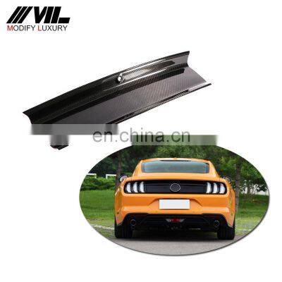 Carbon Fiber Rear Trunk Panel for Ford Mustang GT Coupe 2-Door 2018-2019