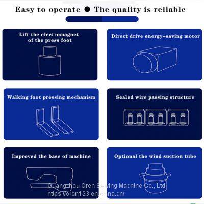 Computer Direct-drive Swimming Long Sleeve Neoprene Diving Suits Sewing Machine Four Needle Six Line Yoga Clothing Processing RN-6200E photo-5