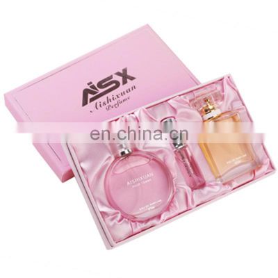 Custom print cardboard perfume gift set box packaging for perfume bottles