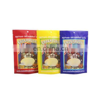 Wholesale custom Beef Jerky Packaging Bags Pouch Beef Package Bags