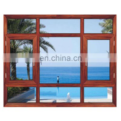 Hot sale easy to operate aluminium glass casement window house window