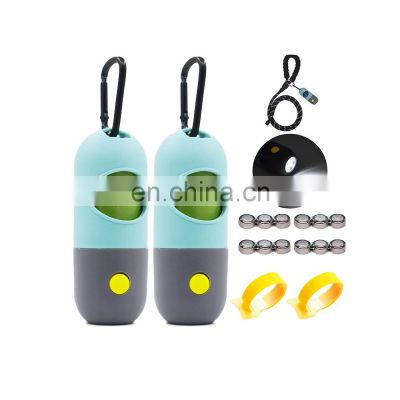 wholesale private label security flashlight biodegradable security plastic flushable compostable dog poop bag led