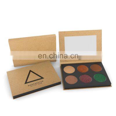 Odm Squid Game Private Label Cardboard Kraft Makeup Cosmetic Palette Paper Packaging Eyeshadow Empty Case