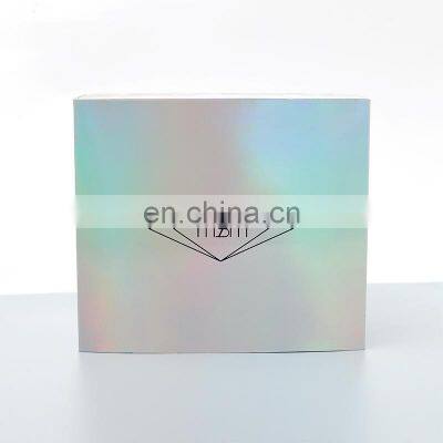 Wholesale Hologram Cosmetic Paper Storage Box Beauty Make up Luxury Packing Gift Boxes Custom Logo
