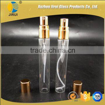 10ml glass perfume bottle/ cosmetic lotion glass bottle with cap