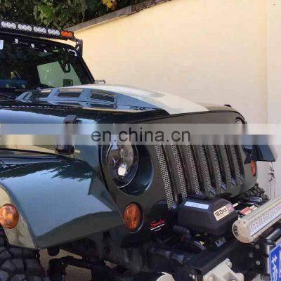 J076 Steel Hood Cover for Jeep for for Wrangler JK 2007-2017 photo-3