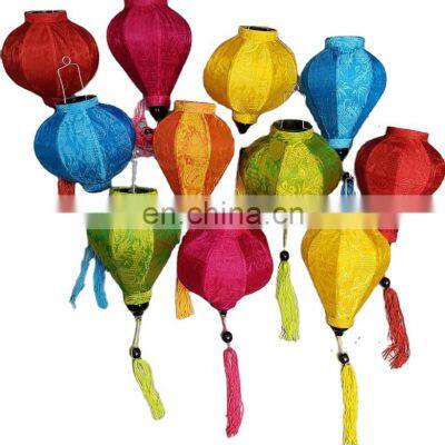 Vietnam Traditional Silk Lantern/ Festival Lantern/ Hoi An Silk Lantern Decoration for New Year