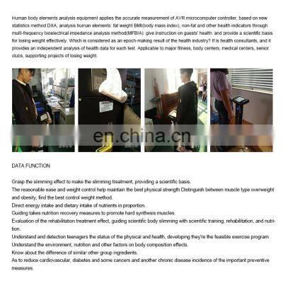 Professional Human Body Analyzer Bmi Calculator Machine Electronic Height Weight Bmi Machine With Printer Professional Body Test photo-5