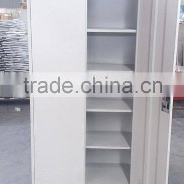 Commerical Furniture Lockable Metal 2 Door Wardrobe Cabinet photo-5