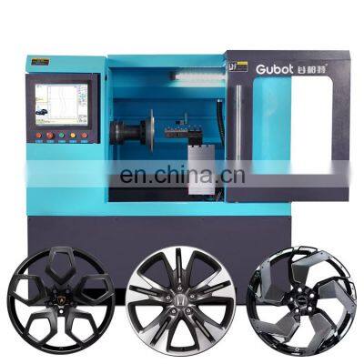 Popular model Gubot alloy wheel diamond cutting lathe train wheel lathe