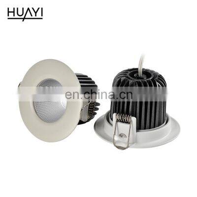 HUAYI Wholesale High Quality Aluminum Adjustable Beam Angle 9w Indoor Market Shop Recessed Led Spotlight