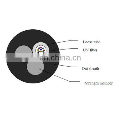 Overhead/Aerial  ASU80 12FO Single mode fibra optica fiber/fibre optic/optical Communication cable