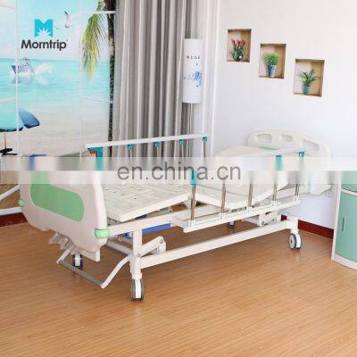 Children Adults Sickbed 3 Functions Hospital Icu Nursing Equipment Electric Multifunction Patient Bed