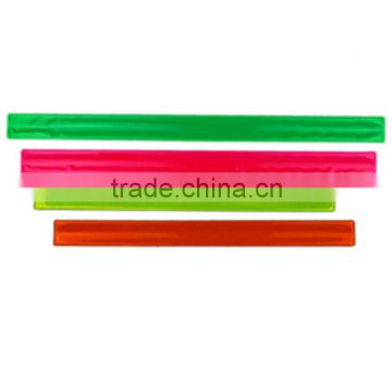 reflective safety slap wrap snap band EN13356