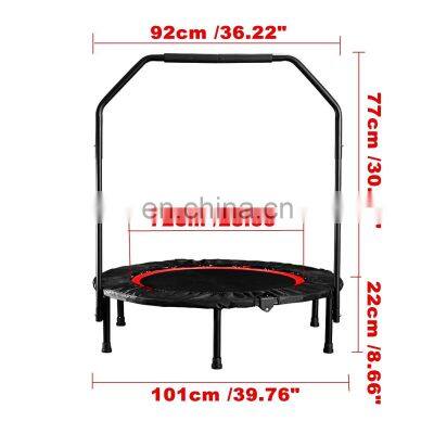 High Quality 40inch Trampoline Children's Home Indoor Children Bounce Foldable Small Adult Fitness Rub Bed Baby Trampoline