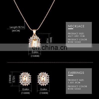 SHENGKE Popular Ladies Watches Gift Sets / Rosegold Plated Jewelry Wacth Gift Set / Rosegold Plated Women Watch Jewelry Set photo-4