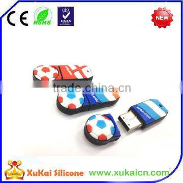 football shaped silicone usb