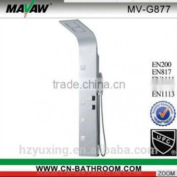 304 mirror face stainless steel carcase shower panel MV-G877