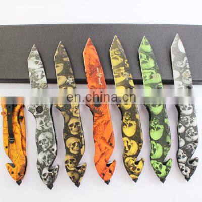 8.5 Inch Series Glass Breaker Stainless Steel Outdoor Multi Function Pocket Knife