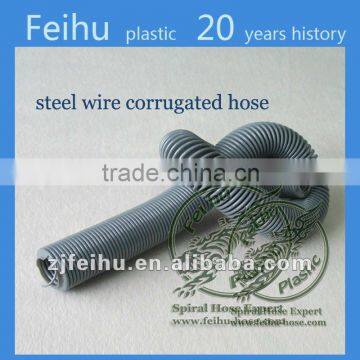 black flexible steel wire corrugated steel wire hose Spring hose