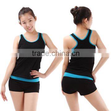 Fashionable Adult Girls Dancewear Shorts Roll Down Waist With Slim Legs