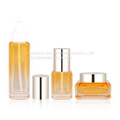 50g Square Round Cap Cream Bottle 40ml Full Cover Press Liquid Foundation Glass Bottle 120ml Toner Bottle photo-4