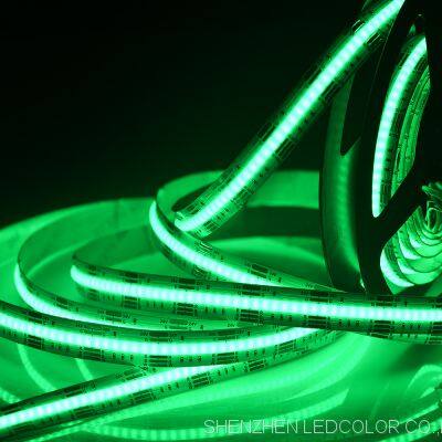 Colorful RGBW COB Led Light Strip DC24V no Dark Spots 1232leds/m High Brightness Cob Led Strips