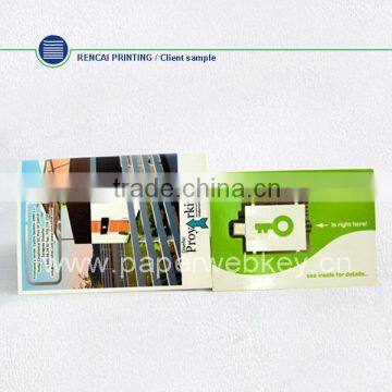 Autorun function paper webkey customized USB flash drive for advertisement (MY-UMailer)