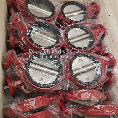 SG10 Aluminum Alloy Manual Butterfly Valve, Stainless Steel Wafer Type Butterfly Valve photo-4