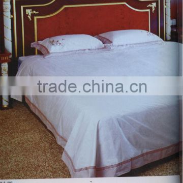 Wholesale Hotel Bedding set, Embroidery Hotel King bed linen/Comforter set