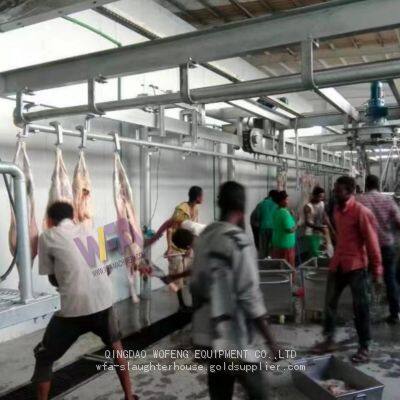 Goat Abattoir Carcass Processing Convey Rail For Lamb Slaughtering Machine