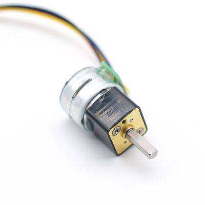 6V 12V 15mm PM Stepper Motor GA12-15BY With Gearbox Black Case photo-4
