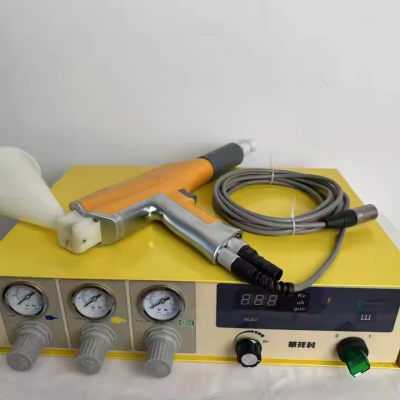 HXC-600A Factory Direct Sales In Line With Human Mechanics Design Powder Cartridge Electrostatic Powder Metal Coating Machine photo-4