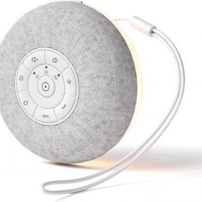 Máquina de barulho branco para bebês certificada CE, ROHS, FCC, UKCA, portátil MC-220, bloqueador de áudio BT5.3, brinquedo de Natal, presente, alto-falante bluetooth