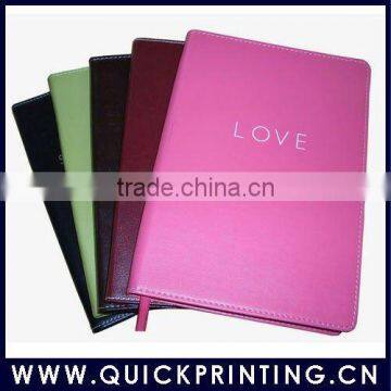 Soft Cover Pu Notebook Printing