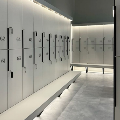 12mm hpl storage locker/waterproof durable compact laminate locker