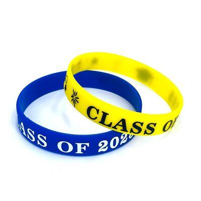 OEM Printed One Color 2025 New Graduation Students Doctoral Cap Commemorative Bracelet in Stock in Seconds Silicone Wristbands photo-2