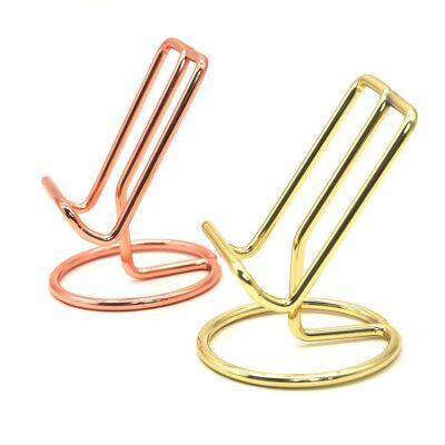 NEW Promotion Gifts Creative Ideas Crafts Metal Shaped Wire Multi-functional Mobile Phone Holder on sale