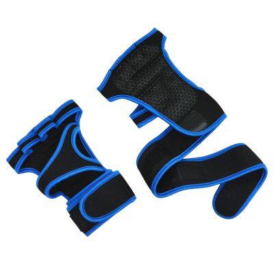 Gloves Factory Custom Non-Slip Unisex Gym Gloves Custom Printed Logo Weight Lifting Sports Training Elastic Wristband Half Finger Bodybuilding Cycling photo-3