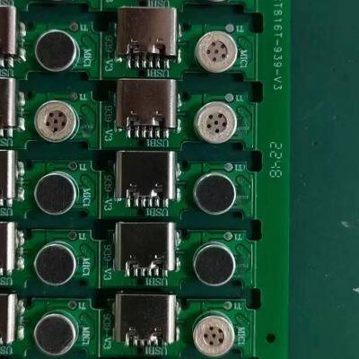 Microphone, High-temperature-resistant Non-woven Fabric for Silicon Microphone Dust-proof Mesh, Black Flame-retardant Non-woven Fabric